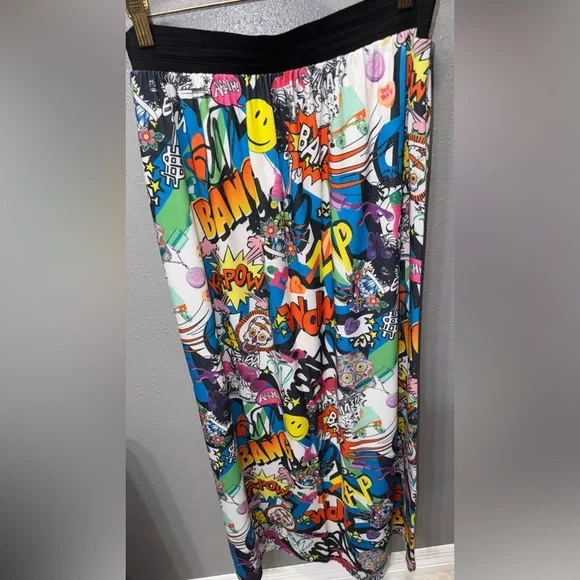 Comic Cartoon Long Skirt XL - Picture 3 of 3